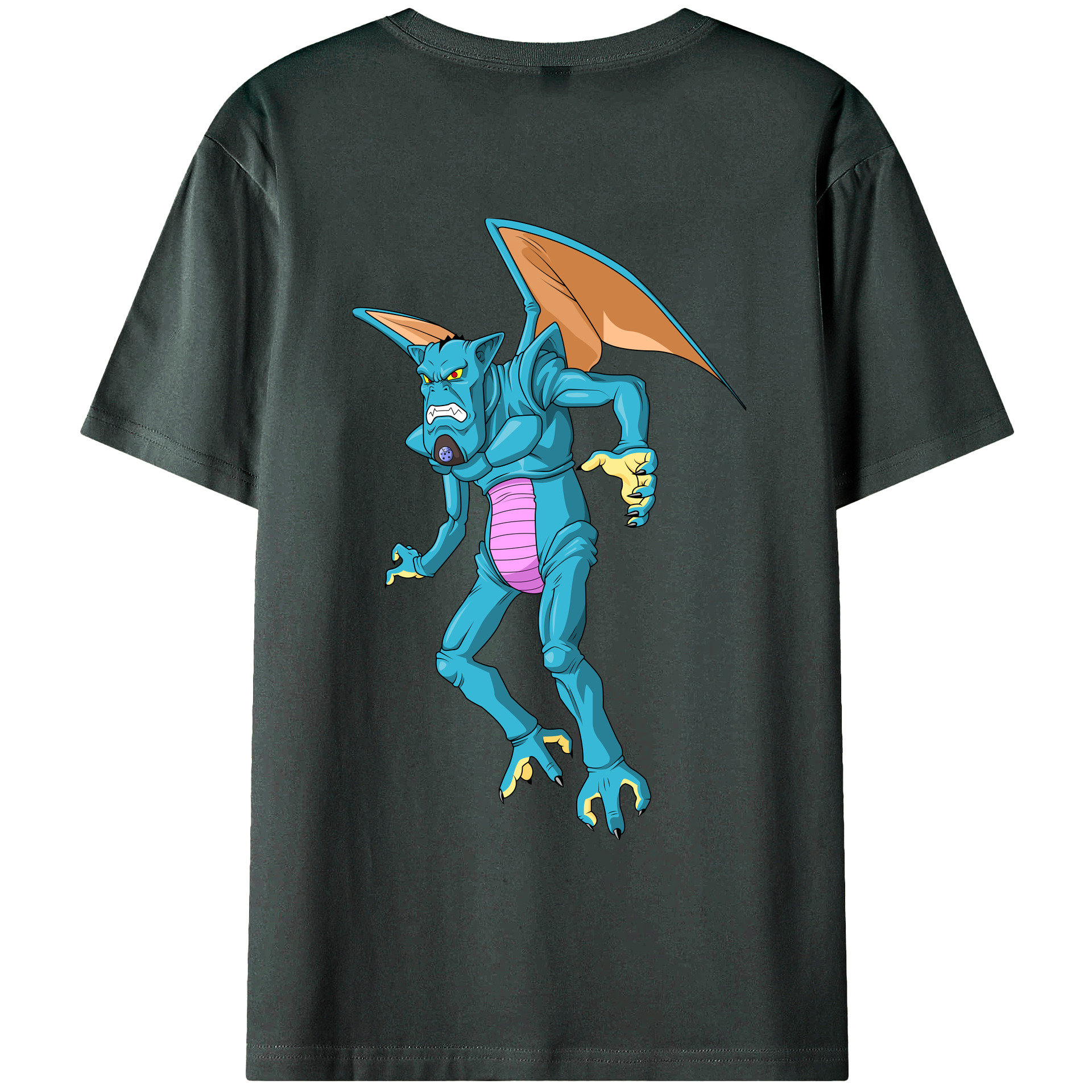（画像用） ドラゴンボール DRAGON BALL 綿100％ メンズ半袖Tシャツ（バックプリント） 通気性